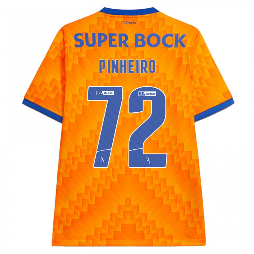 Niño Camiseta Rodrigo Pinheiro #72 Naranja 2ª Equipación 2024/25 La Camisa Chile