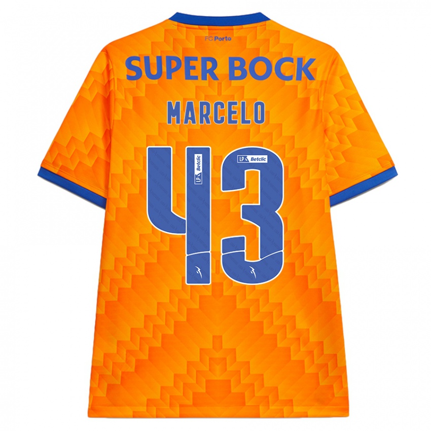 Niño Camiseta Joao Marcelo #43 Naranja 2ª Equipación 2024/25 La Camisa Chile