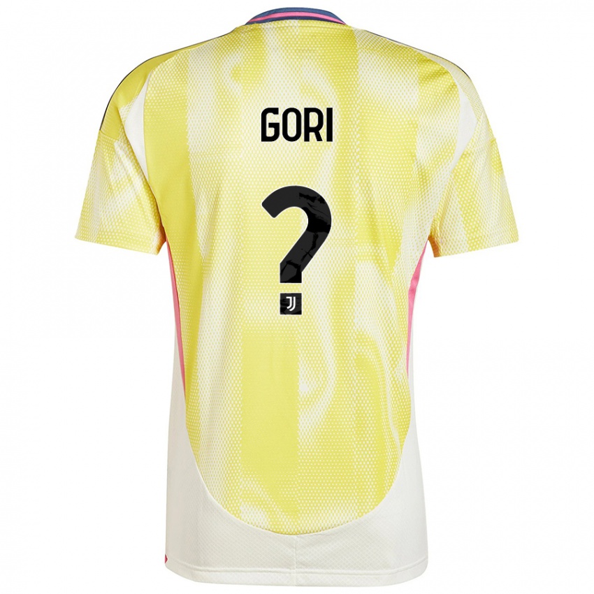 Niño Camiseta Stefano Gori #0 Amarillo Solar 2ª Equipación 2024/25 La Camisa Chile