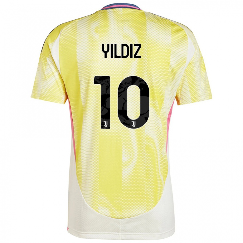 Niño Camiseta Kenan Yildiz #10 Amarillo Solar 2ª Equipación 2024/25 La Camisa Chile