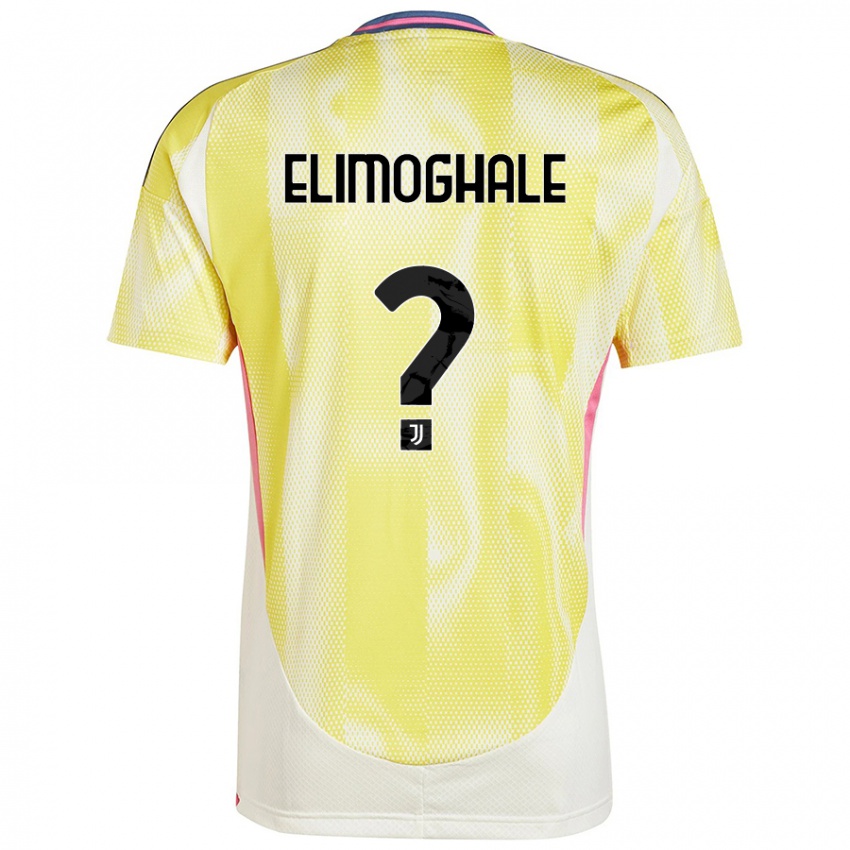 Niño Camiseta Destiny Elimoghale #0 Amarillo Solar 2ª Equipación 2024/25 La Camisa Chile