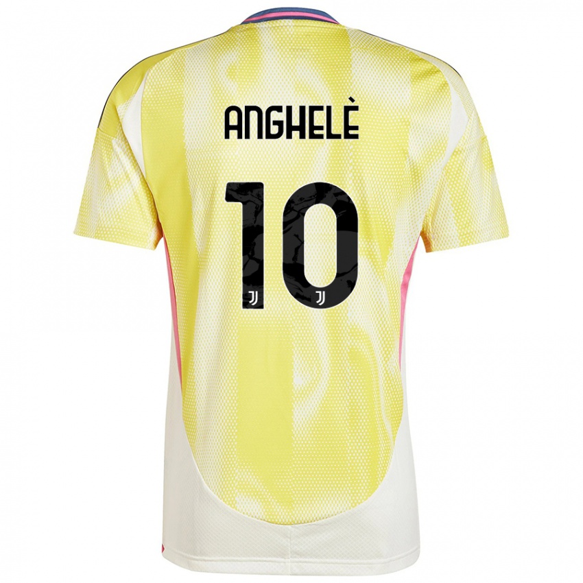 Niño Camiseta Lorenzo Anghelè #10 Amarillo Solar 2ª Equipación 2024/25 La Camisa Chile