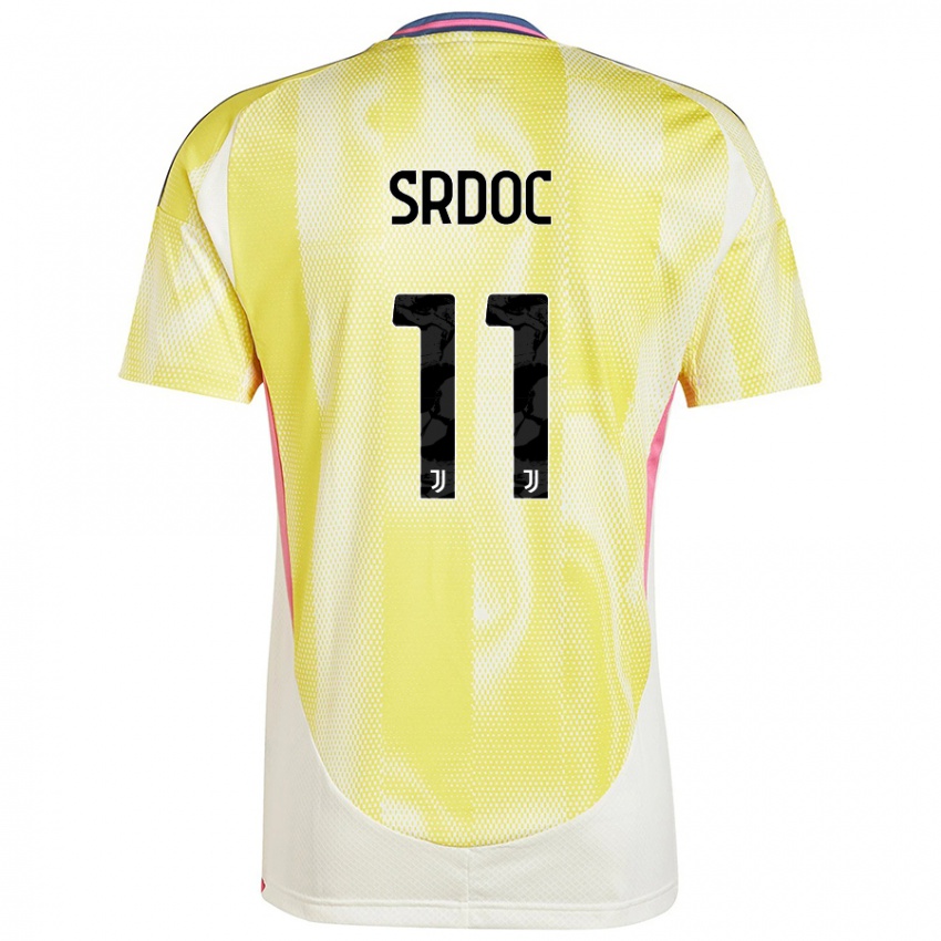 Niño Camiseta Ivano Srdoc #11 Amarillo Solar 2ª Equipación 2024/25 La Camisa Chile