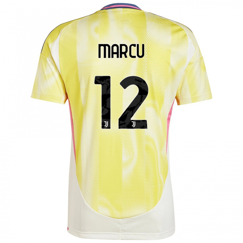 Niño Camiseta Alessio Marcu #12 Amarillo Solar 2ª Equipación 2024/25 La Camisa Chile