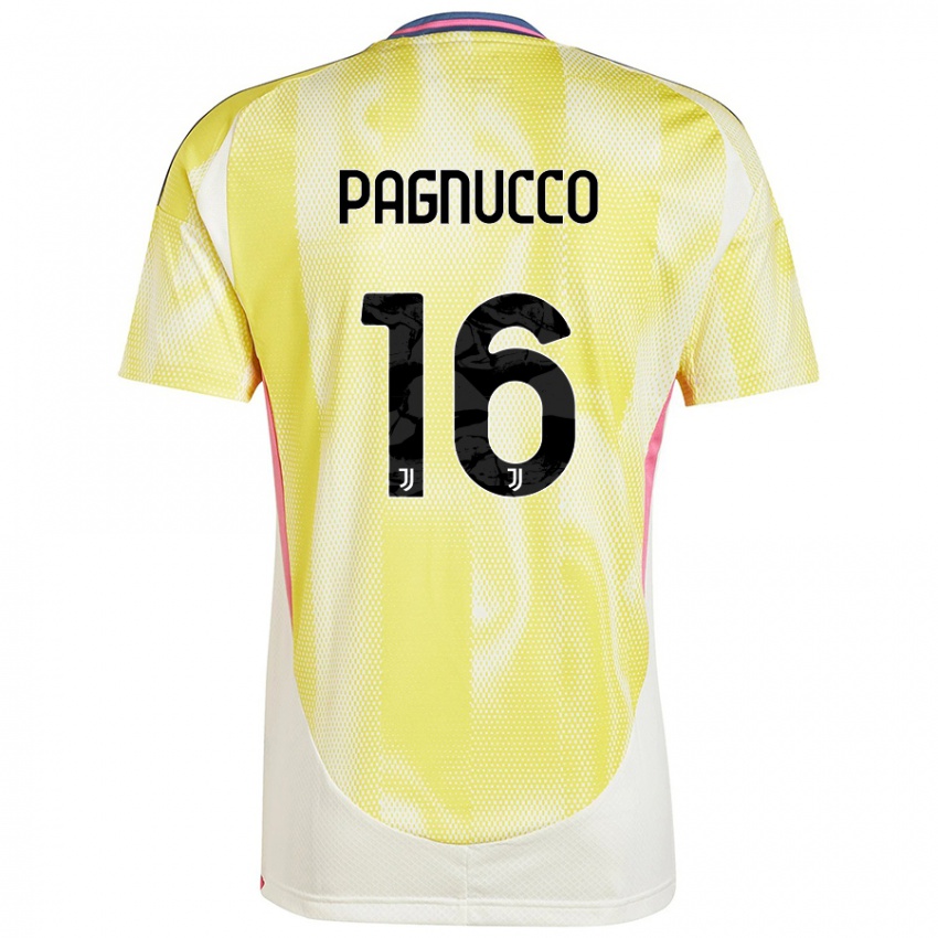 Niño Camiseta Filippo Pagnucco #16 Amarillo Solar 2ª Equipación 2024/25 La Camisa Chile