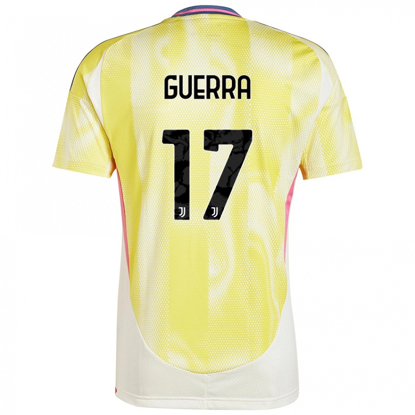 Niño Camiseta Simone Guerra #17 Amarillo Solar 2ª Equipación 2024/25 La Camisa Chile