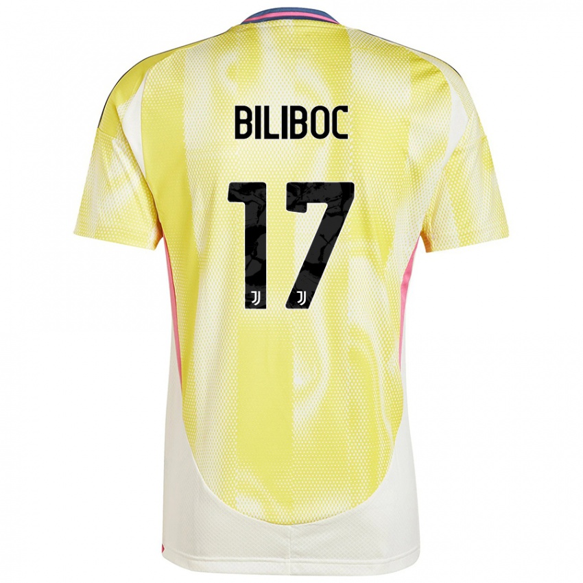 Niño Camiseta Lorenzo Biliboc #17 Amarillo Solar 2ª Equipación 2024/25 La Camisa Chile