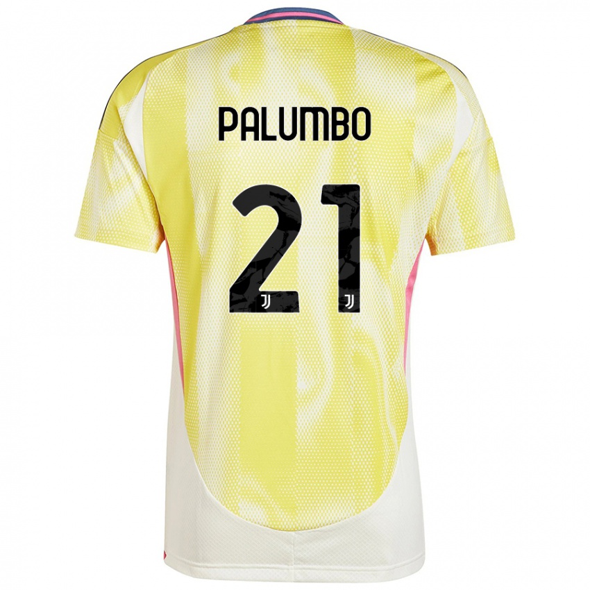 Niño Camiseta Martin Palumbo #21 Amarillo Solar 2ª Equipación 2024/25 La Camisa Chile