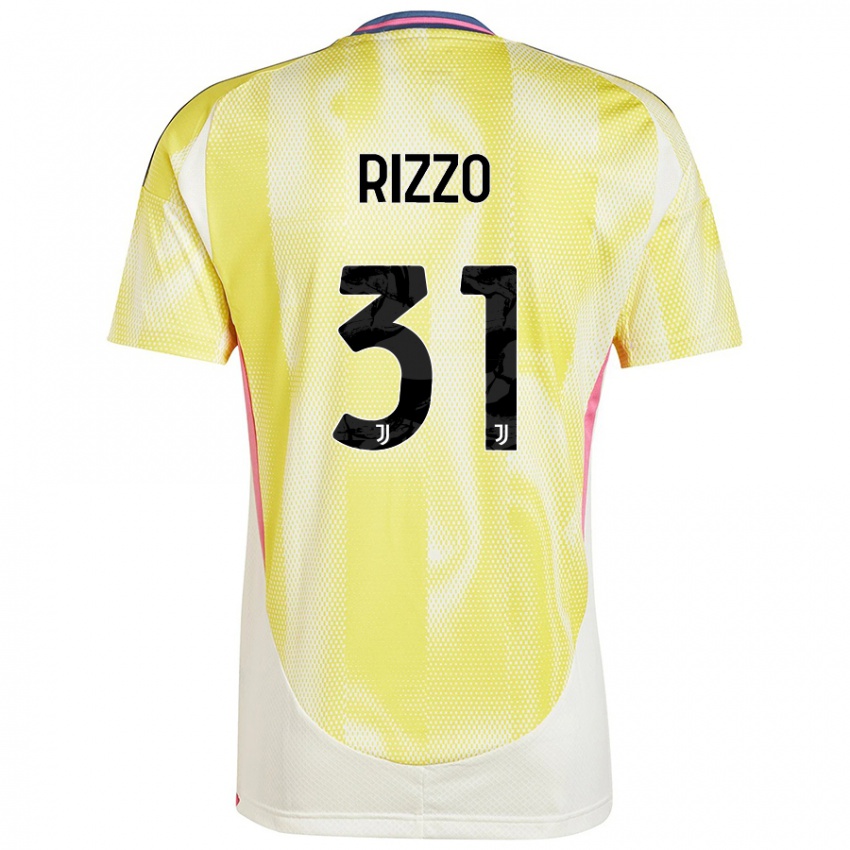 Niño Camiseta Niccolò Rizzo #31 Amarillo Solar 2ª Equipación 2024/25 La Camisa Chile