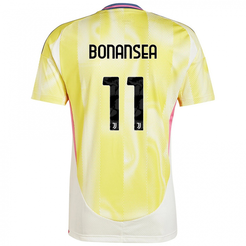 Niño Camiseta Barbara Bonansea #11 Amarillo Solar 2ª Equipación 2024/25 La Camisa Chile