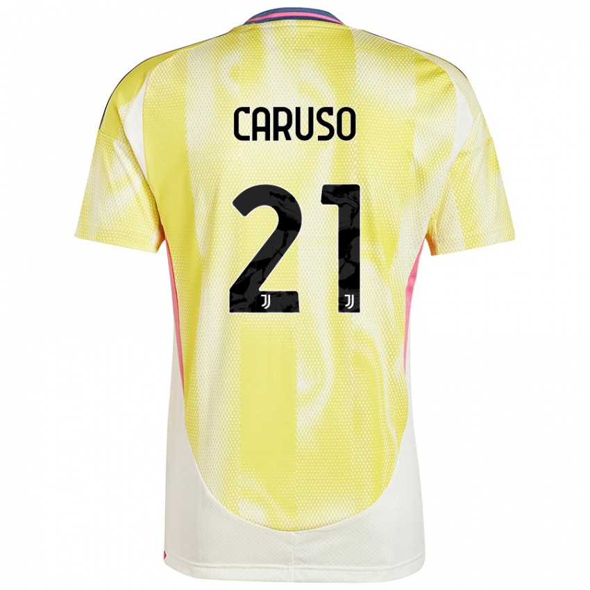 Niño Camiseta Arianna Caruso #21 Amarillo Solar 2ª Equipación 2024/25 La Camisa Chile