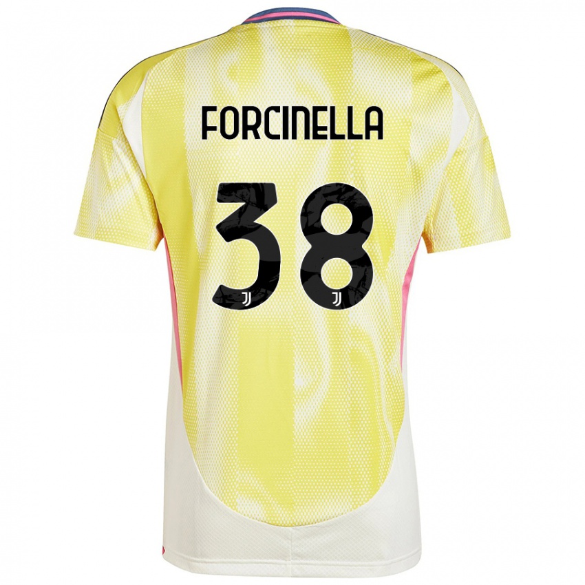 Niño Camiseta Camilla Forcinella #38 Amarillo Solar 2ª Equipación 2024/25 La Camisa Chile