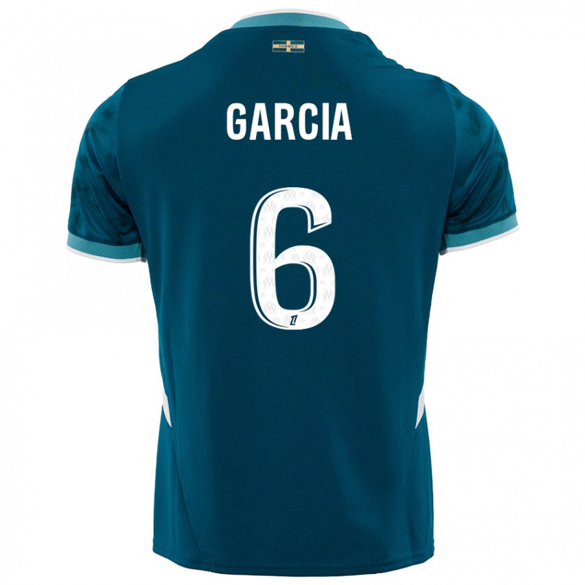 Niño Camiseta Ulisses Garcia #6 Azul Turquesa 2ª Equipación 2024/25 La Camisa Chile