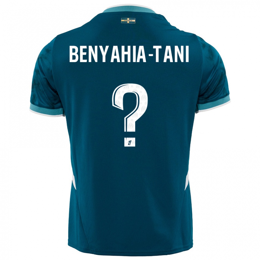 Niño Camiseta Aylan Benyahia-Tani #0 Azul Turquesa 2ª Equipación 2024/25 La Camisa Chile