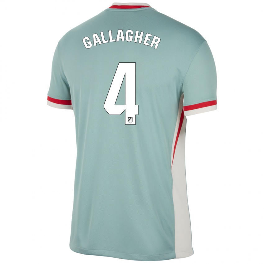 Niño Camiseta Conor Gallagher #4 Beige Claro Azul 2ª Equipación 2024/25 La Camisa Chile