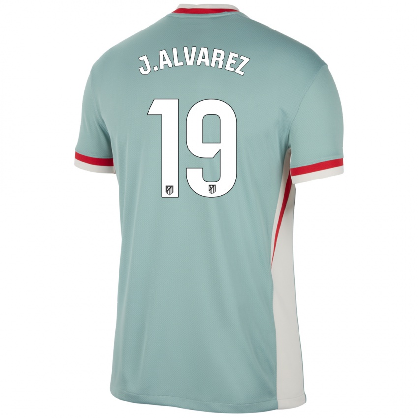 Niño Camiseta Julian Alvarez #19 Beige Claro Azul 2ª Equipación 2024/25 La Camisa Chile