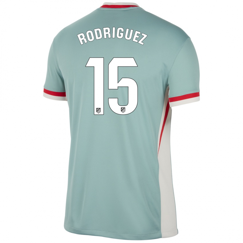 Niño Camiseta Cinta Rodríguez #15 Beige Claro Azul 2ª Equipación 2024/25 La Camisa Chile