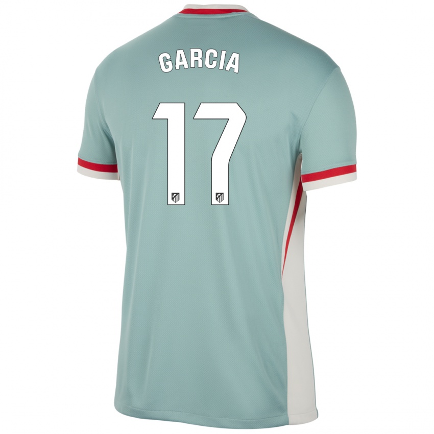 Niño Camiseta Gaby García #17 Beige Claro Azul 2ª Equipación 2024/25 La Camisa Chile