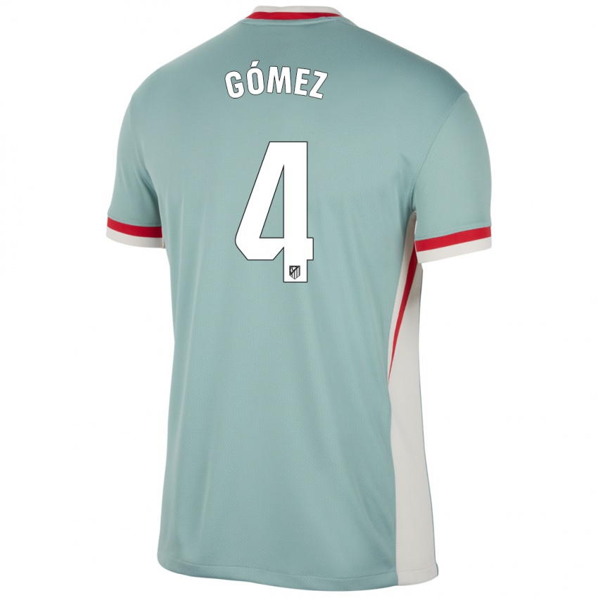 Niño Camiseta Mariano Gómez #4 Beige Claro Azul 2ª Equipación 2024/25 La Camisa Chile