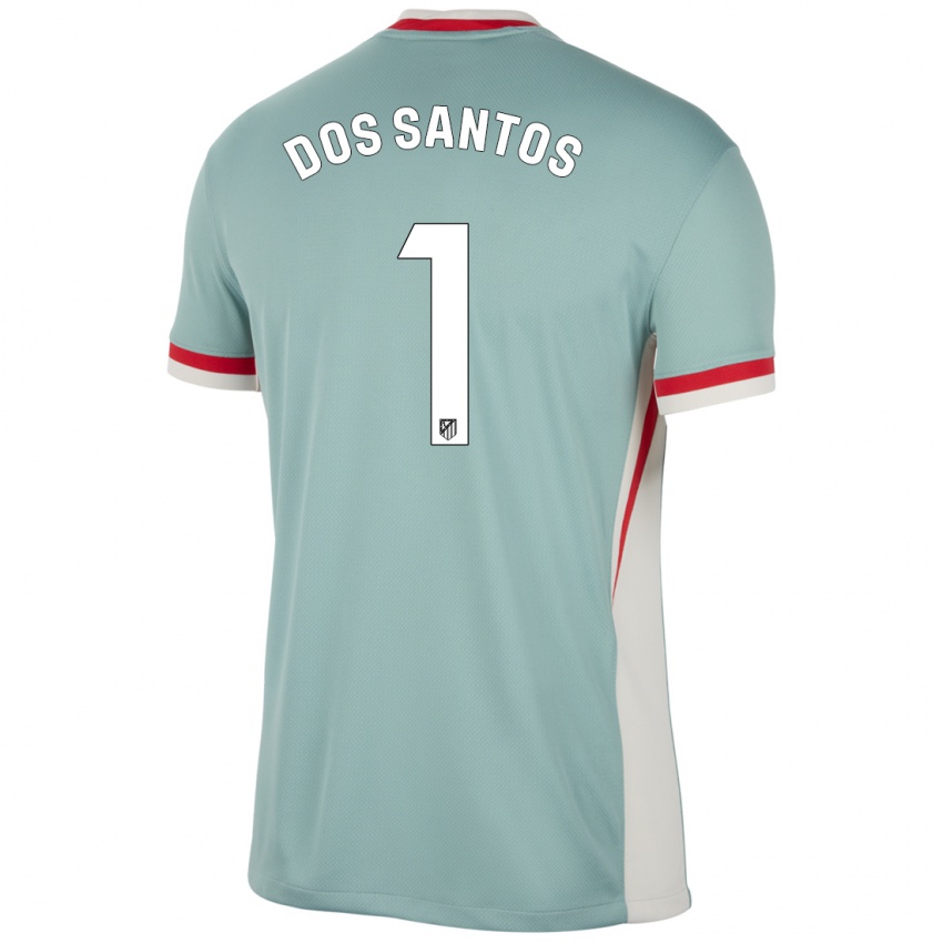 Niño Camiseta Alex Dos Santos #1 Beige Claro Azul 2ª Equipación 2024/25 La Camisa Chile