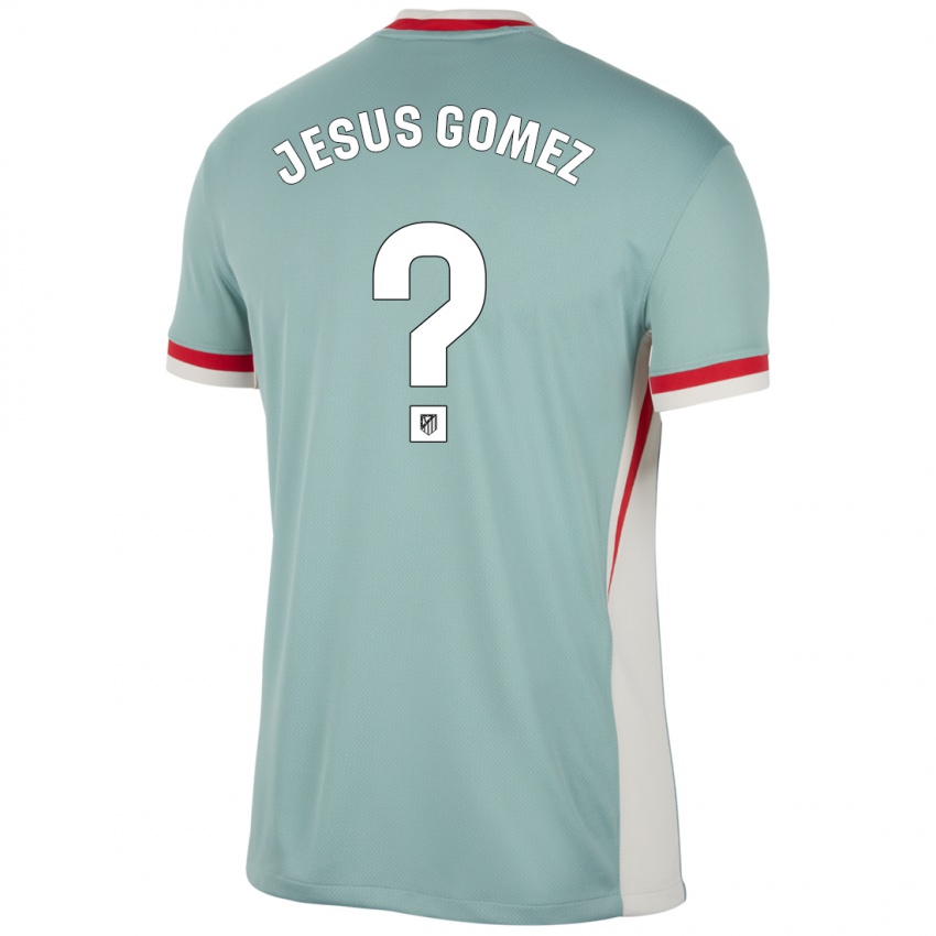 Niño Camiseta Jesus Gomez #0 Beige Claro Azul 2ª Equipación 2024/25 La Camisa Chile