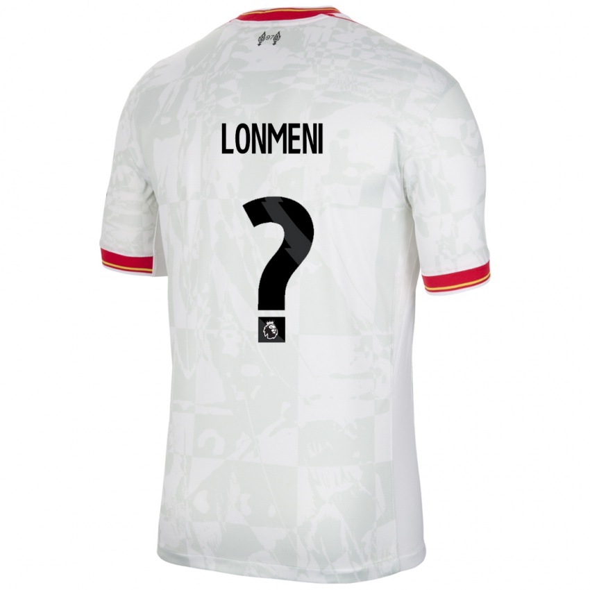 Niño Camiseta Scofield Lonmeni #0 Blanco Rojo Negro Equipación Tercera 2024/25 La Camisa Chile