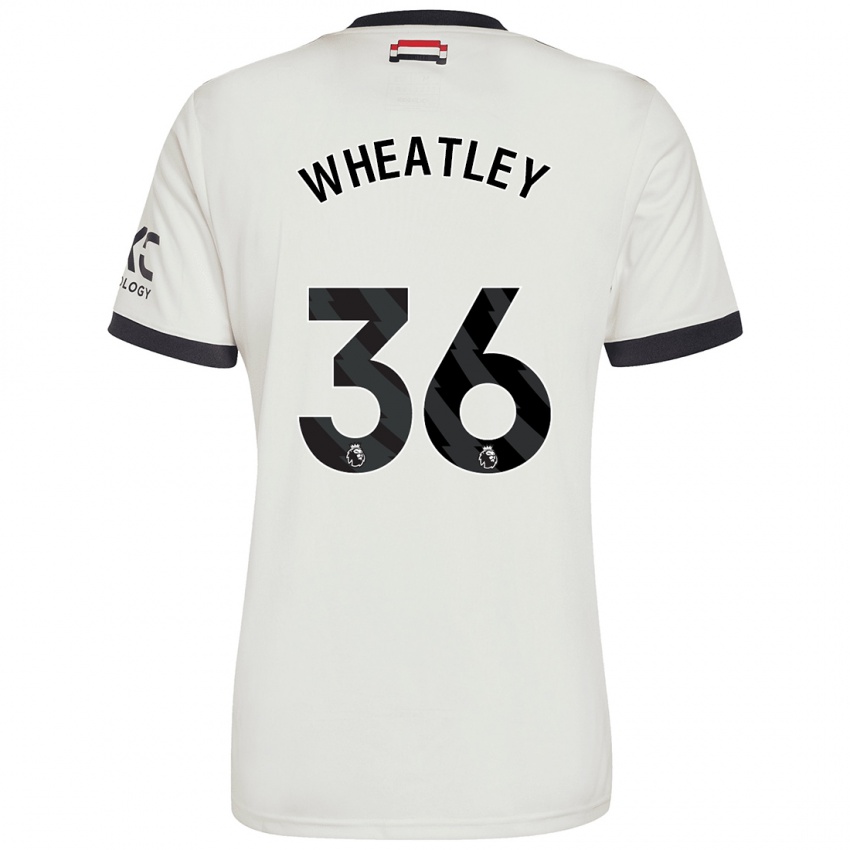 Niño Camiseta Ethan Wheatley #36 Blanquecino Equipación Tercera 2024/25 La Camisa Chile