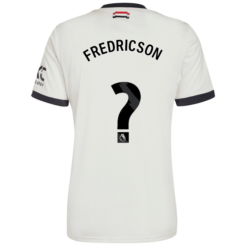 Niño Camiseta Tyler Fredricson #0 Blanquecino Equipación Tercera 2024/25 La Camisa Chile