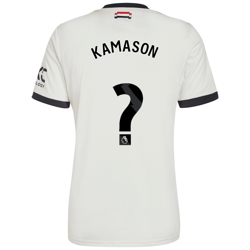 Niño Camiseta Jaydan Kamason #0 Blanquecino Equipación Tercera 2024/25 La Camisa Chile