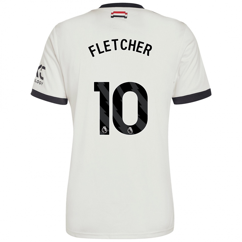 Niño Camiseta Jack Fletcher #10 Blanquecino Equipación Tercera 2024/25 La Camisa Chile