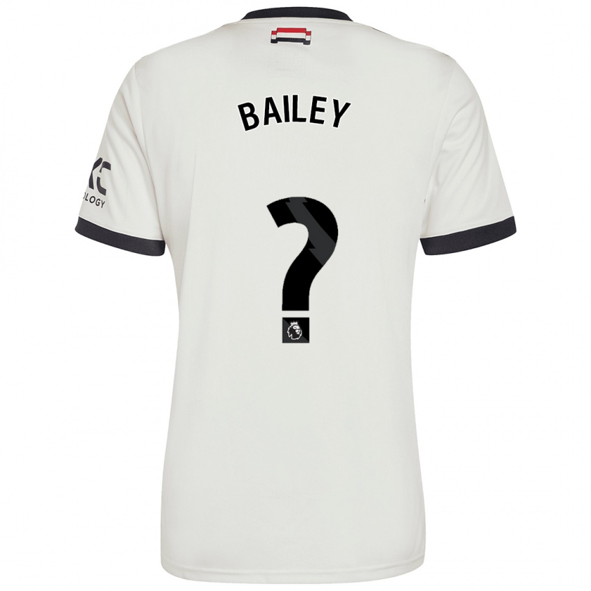 Niño Camiseta James Bailey #0 Blanquecino Equipación Tercera 2024/25 La Camisa Chile