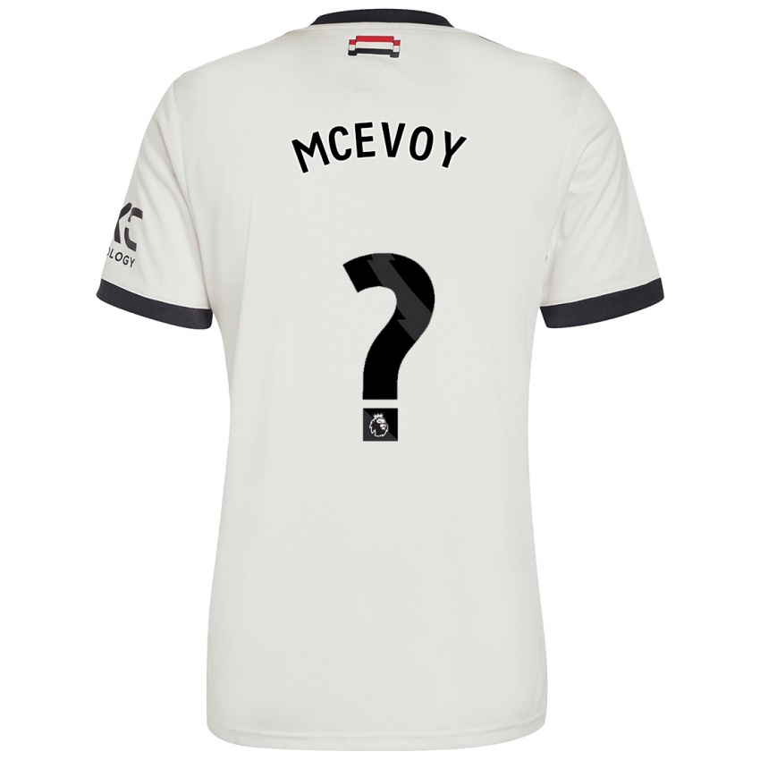 Niño Camiseta Jay Mcevoy #0 Blanquecino Equipación Tercera 2024/25 La Camisa Chile