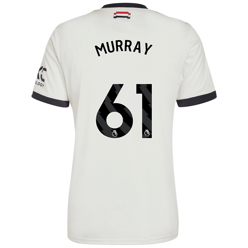 Niño Camiseta Sam Murray #61 Blanquecino Equipación Tercera 2024/25 La Camisa Chile