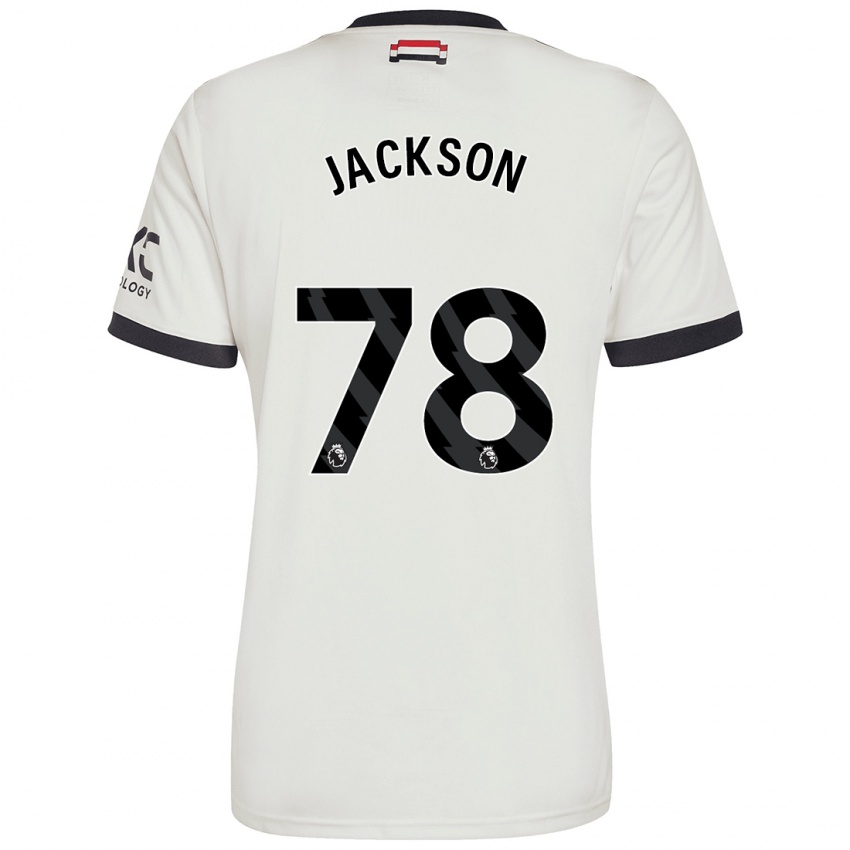 Niño Camiseta Louis Jackson #78 Blanquecino Equipación Tercera 2024/25 La Camisa Chile