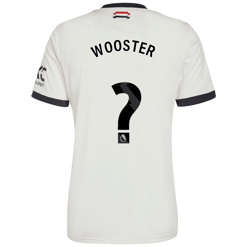 Niño Camiseta Tom Wooster #0 Blanquecino Equipación Tercera 2024/25 La Camisa Chile