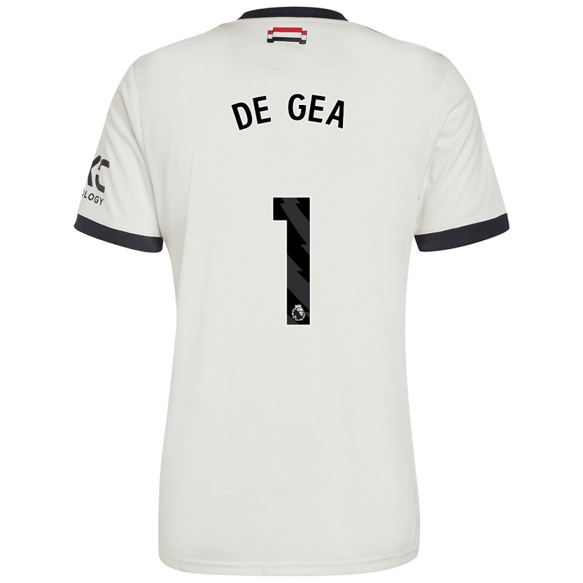 Niño Camiseta David De Gea #1 Blanquecino Equipación Tercera 2024/25 La Camisa Chile