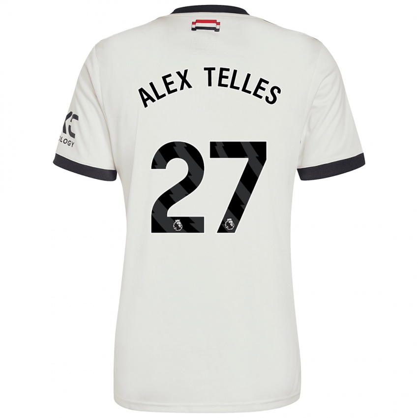 Niño Camiseta Alex Nicolao Telles #27 Blanquecino Equipación Tercera 2024/25 La Camisa Chile