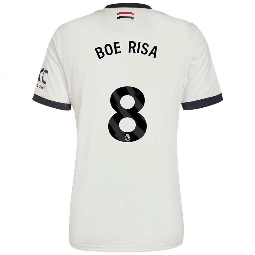 Niño Camiseta Vilde Boe Risa #8 Blanquecino Equipación Tercera 2024/25 La Camisa Chile