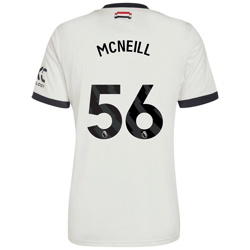 Niño Camiseta Charlie Mcneill #56 Blanquecino Equipación Tercera 2024/25 La Camisa Chile