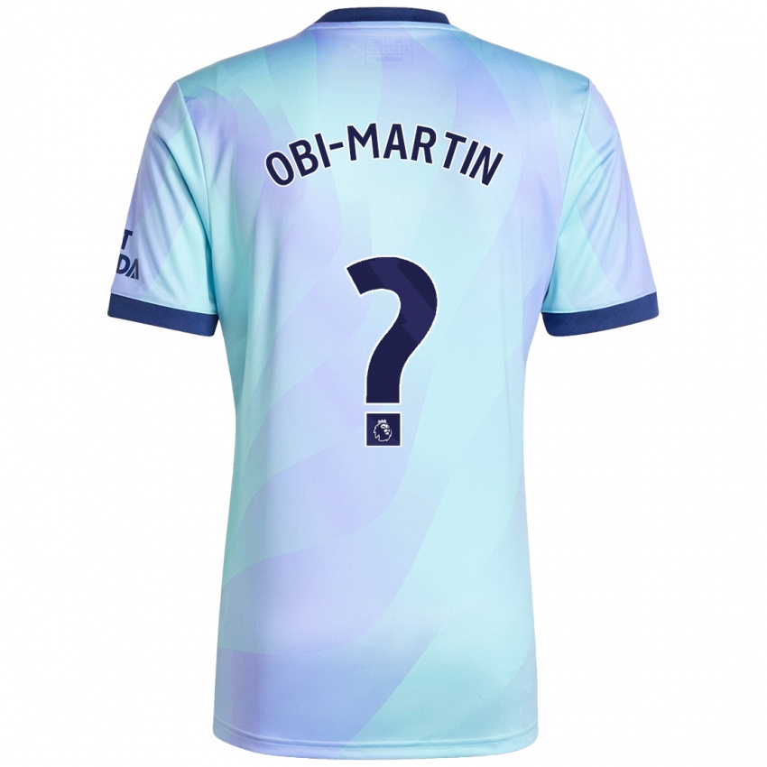 Niño Camiseta Chido Obi-Martin #0 Agua Equipación Tercera 2024/25 La Camisa Chile