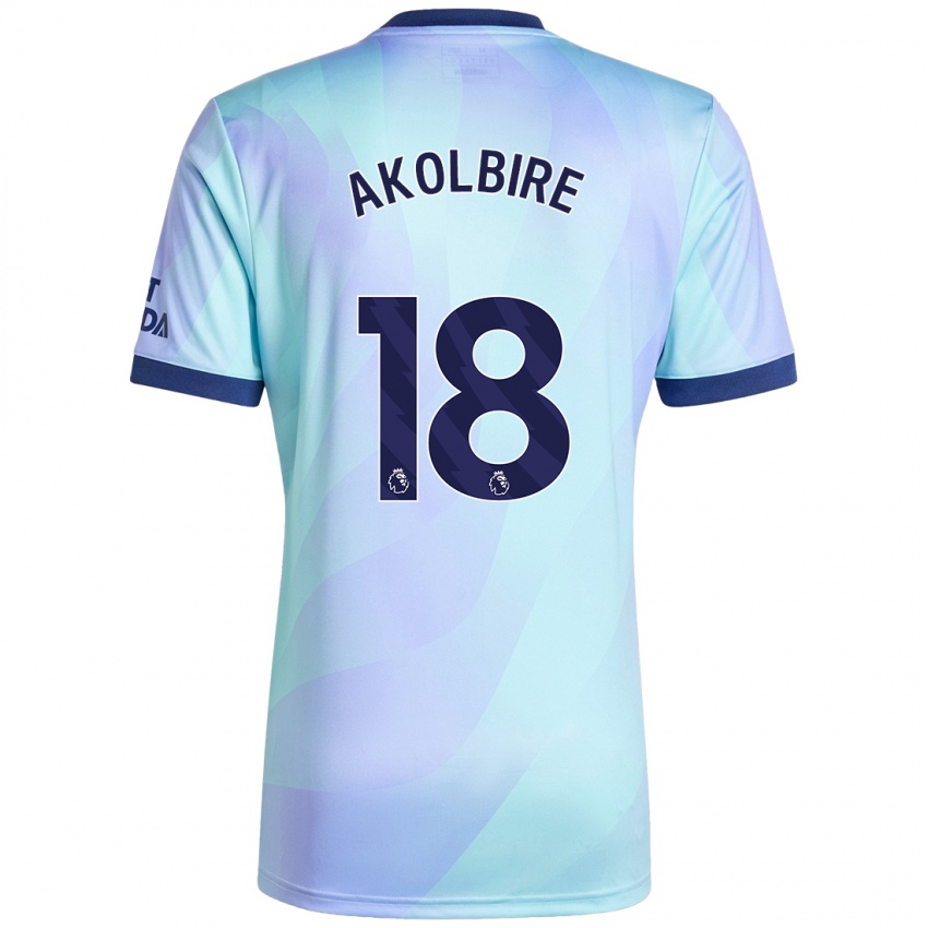 Niño Camiseta Bless Akolbire #18 Agua Equipación Tercera 2024/25 La Camisa Chile