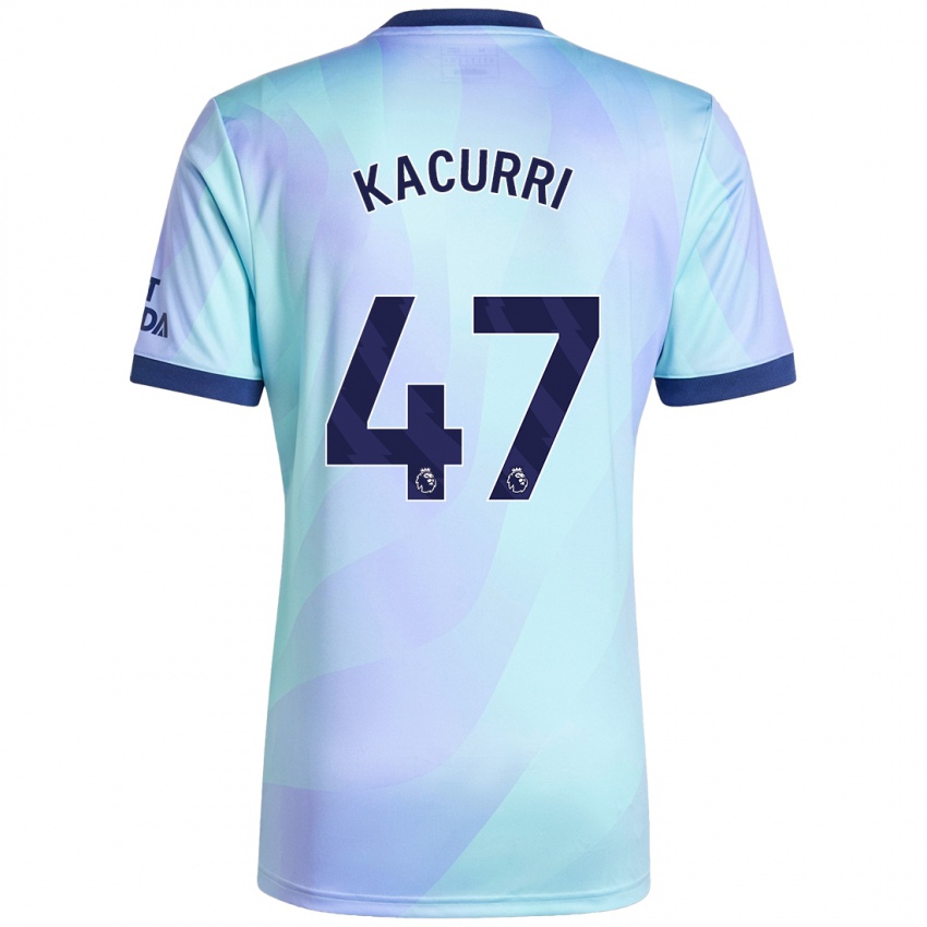 Niño Camiseta Maldini Kacurri #47 Agua Equipación Tercera 2024/25 La Camisa Chile