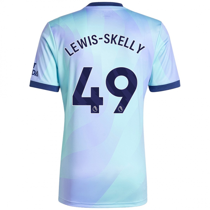 Niño Camiseta Myles Lewis-Skelly #49 Agua Equipación Tercera 2024/25 La Camisa Chile