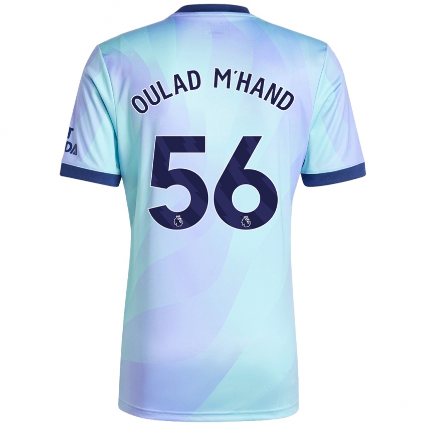 Niño Camiseta Salah-Eddine Oulad M'hand #56 Agua Equipación Tercera 2024/25 La Camisa Chile