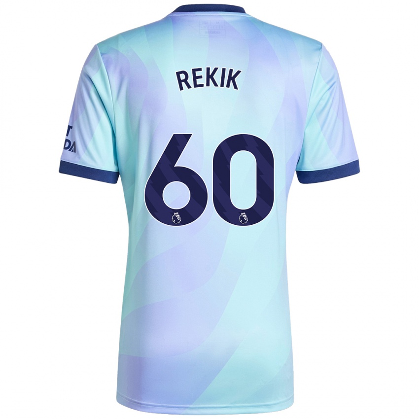 Niño Camiseta Omar Rekik #60 Agua Equipación Tercera 2024/25 La Camisa Chile