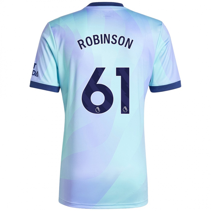 Niño Camiseta Josh Robinson #61 Agua Equipación Tercera 2024/25 La Camisa Chile