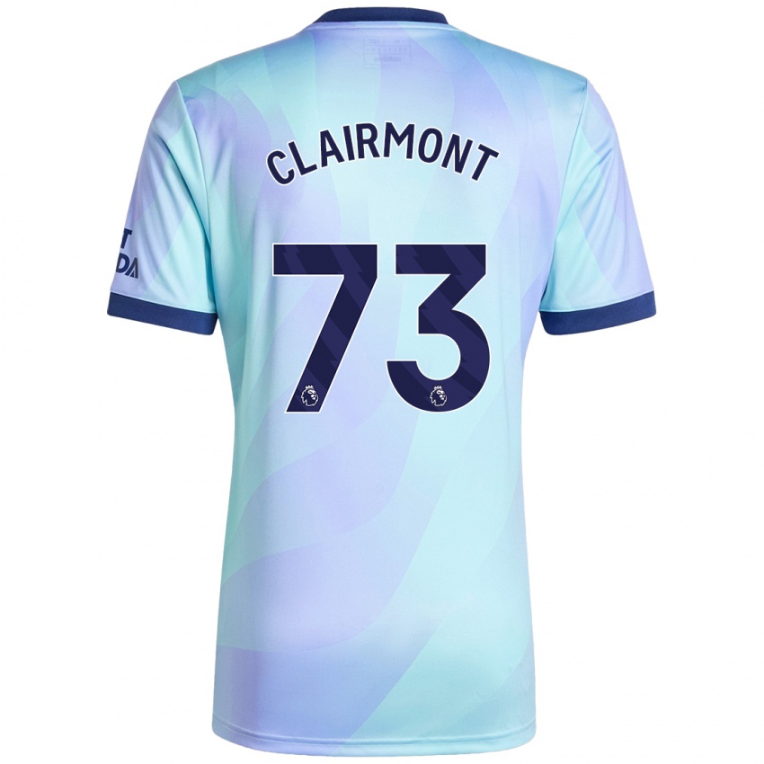 Niño Camiseta Reece Clairmont #73 Agua Equipación Tercera 2024/25 La Camisa Chile