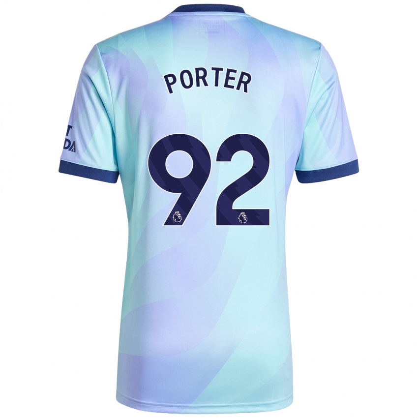 Niño Camiseta Jack Porter #92 Agua Equipación Tercera 2024/25 La Camisa Chile