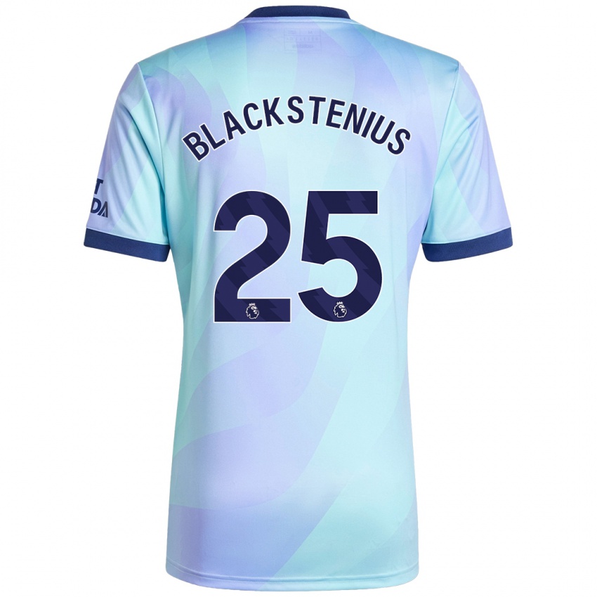 Niño Camiseta Stina Blackstenius #25 Agua Equipación Tercera 2024/25 La Camisa Chile