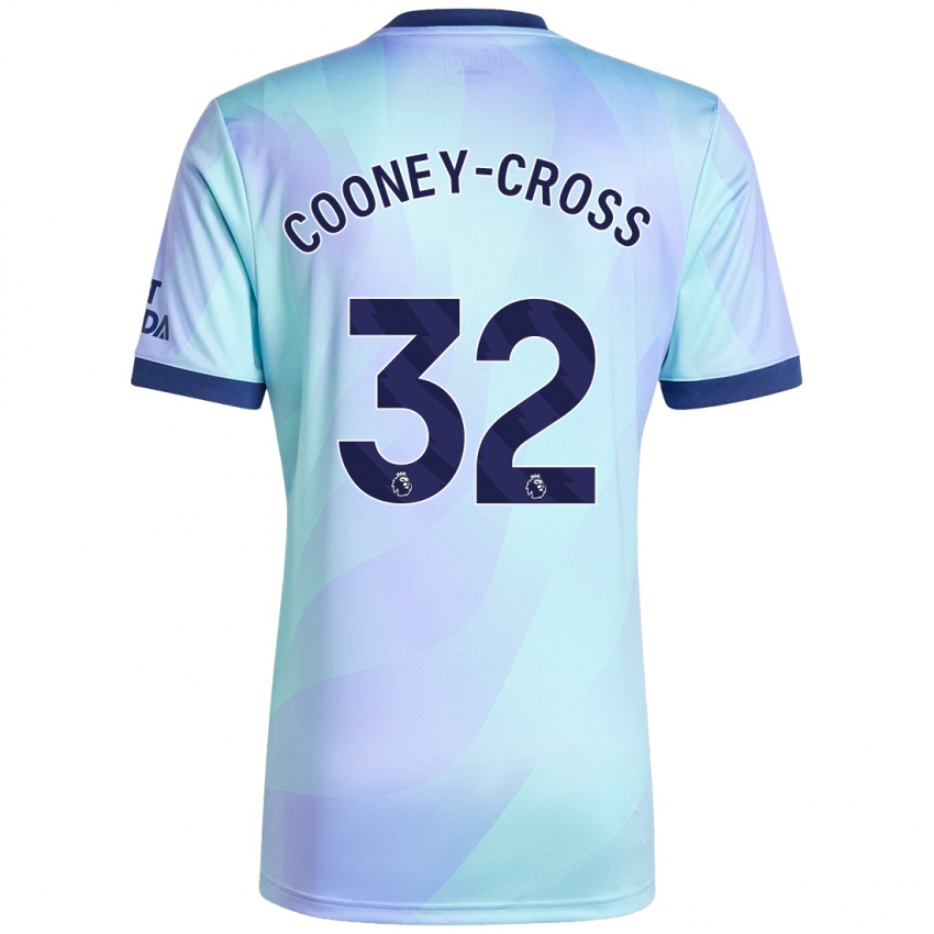 Niño Camiseta Kyra Cooney-Cross #32 Agua Equipación Tercera 2024/25 La Camisa Chile